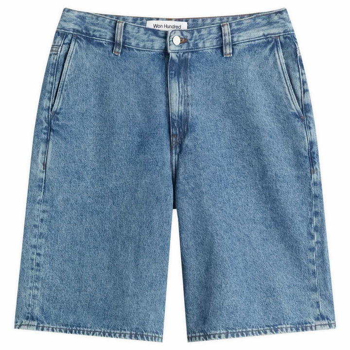 Photo: Won Hundred Men's Kyle Denim Shorts in Mable Blue