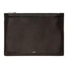 A.P.C. Black Bianca Clutch