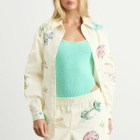 ALÉMAIS Women's Court Denim Overshirt in Cream