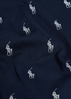Polo Ralph Lauren Logo-print Cotton Pyjama T-shirt Navy