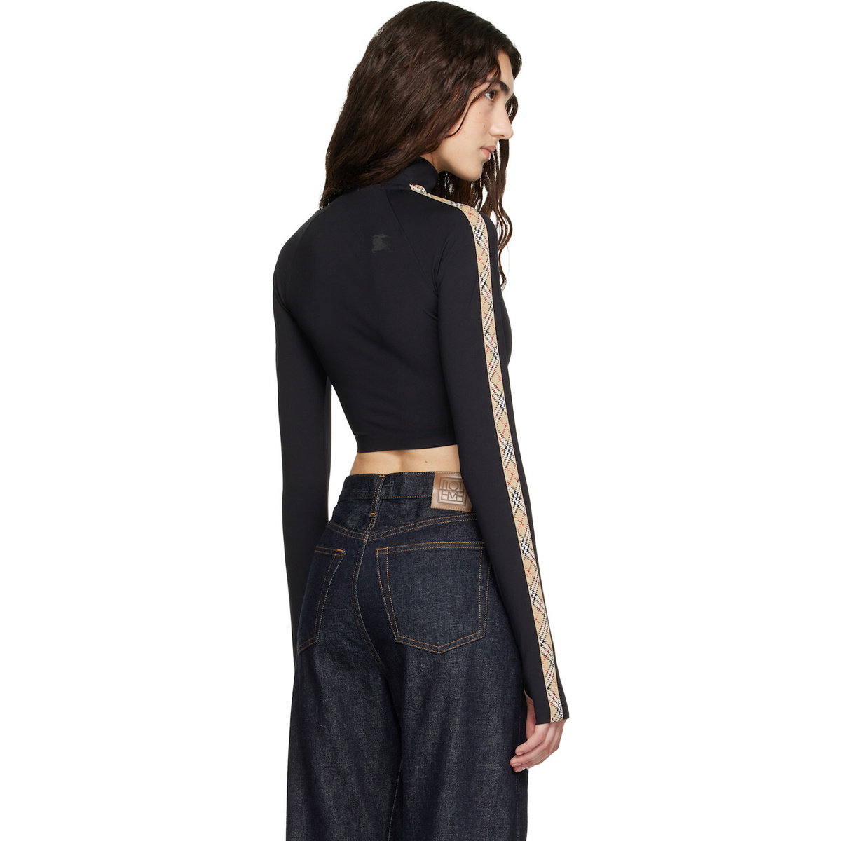 Burberry Black Astrid Track Jacket