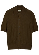 Oliver Spencer Rossell Cotton-knit Cardigan Khaki