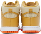 Nike Yellow Dunk Hi Retro Sneakers