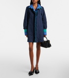 Loewe Striped technical cotton-blend shirt dress