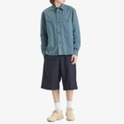 MHL by Margaret Howell Men's Overall Shirt in Mineral Blue