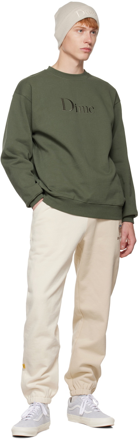 Dime Beige Split Crest Lounge Pants