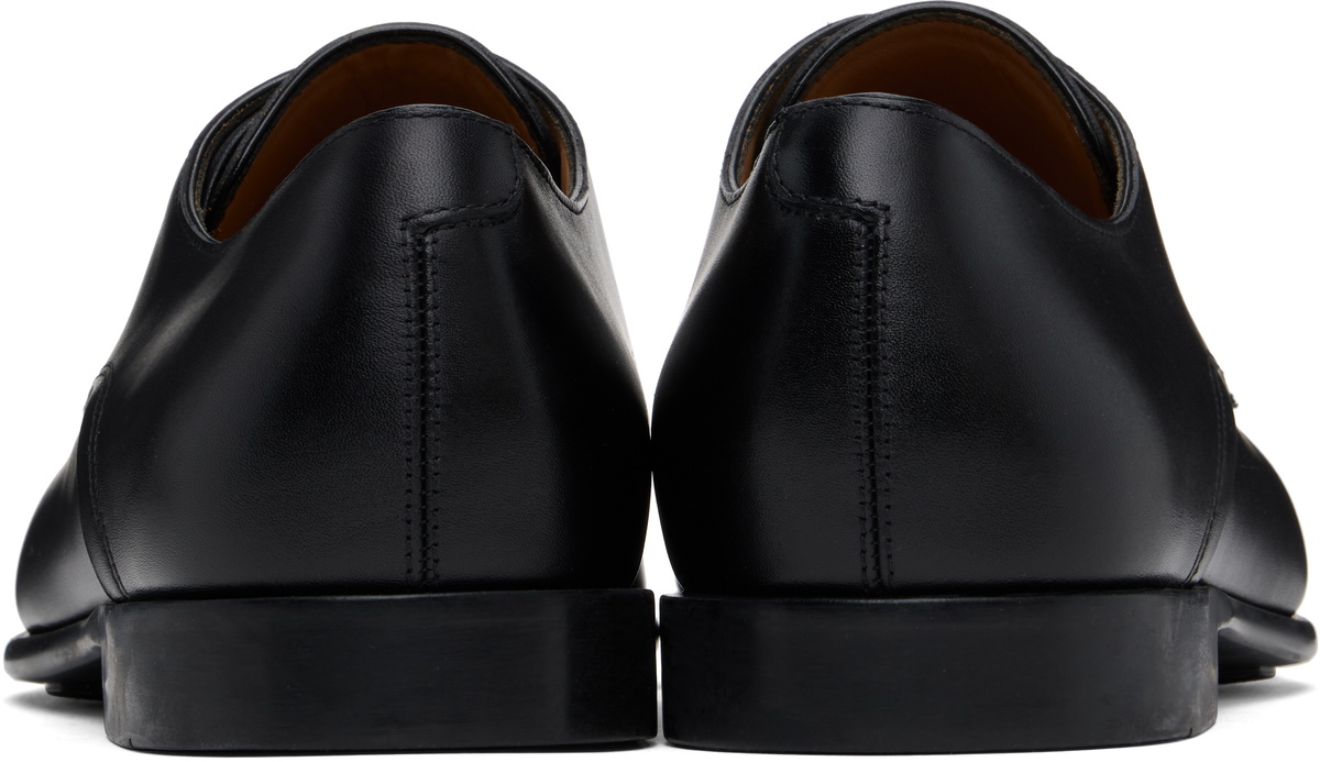 Ferragamo Black Two Tone Derbys