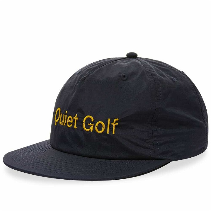 Photo: Quiet Golf Men's Snapback hat in Navy