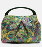 Dries Van Noten Crisp Small jacquard top-handle bag