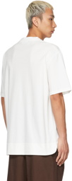 Jil Sander White Logo T-Shirt