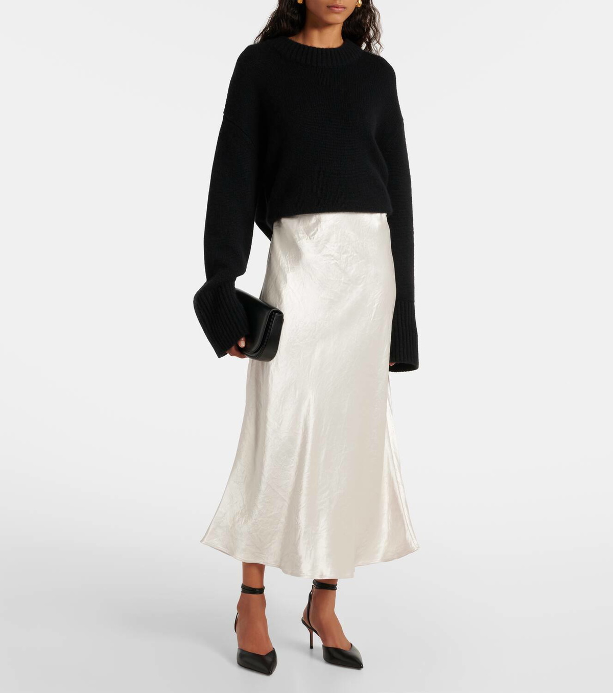 MAX MARA|SKIRTS (ALESSIO (16101017 011 / 16101017600 01 Max Mara Bridal Alessio satin midi skirt Max Mara