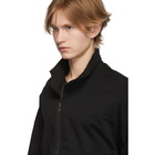 Julius Black Asymmetric Zip-Up Sweater