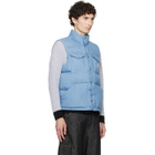 Moncler Blue Ervional Denim Down Vest