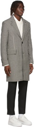 AMI Alexandre Mattiussi Houndstooth Long Coat