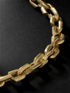 Foundrae - Small Strong Heart Gold Bracelet