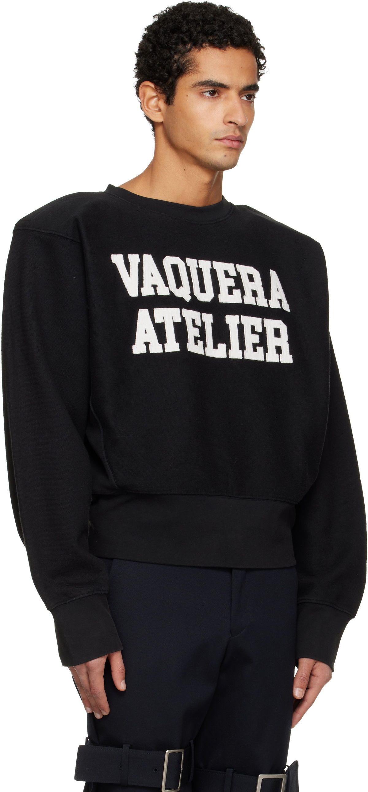 VAQUERA Black 'Vaquera Atelier' Sweatshirt