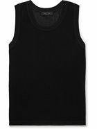 Rag & Bone - Payton Open-Knit Cotton Tank Top - Black