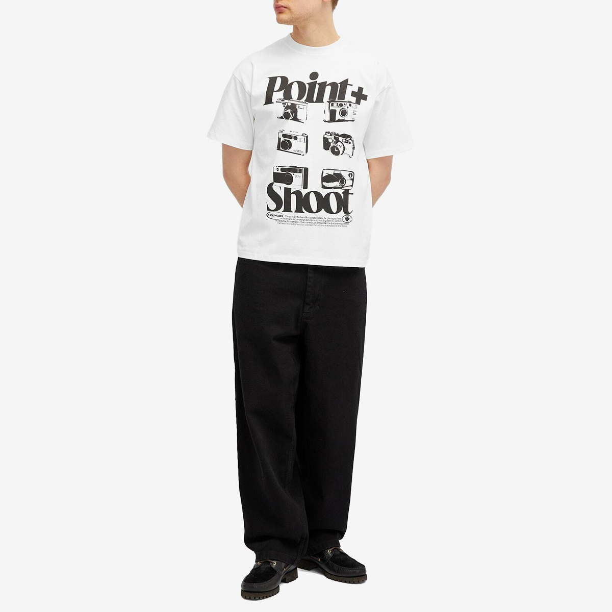 PLACES+FACES Men's Point + Shoot T-Shirt in White