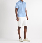 Kiton - Cotton Polo Shirt - Blue