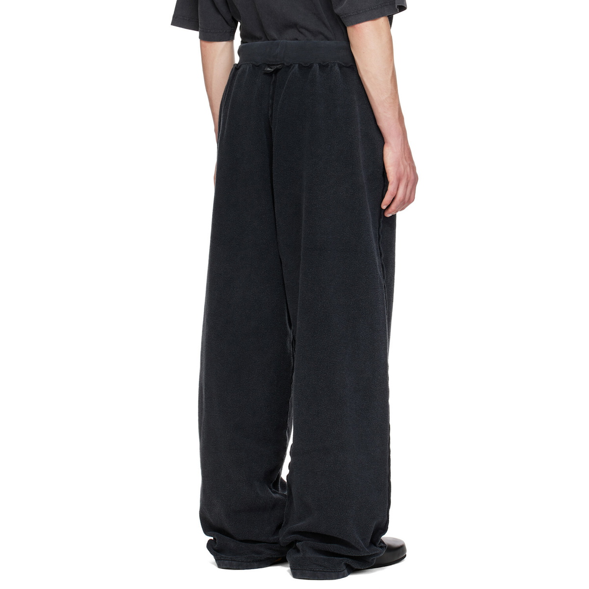 Balenciaga Black Fleece Oversized Sweatpants