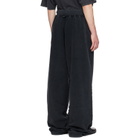 Balenciaga Black Fleece Oversized Sweatpants