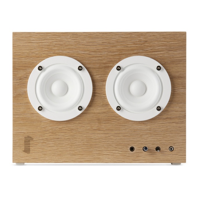 Photo: Transparent White Oak Wood Speaker