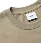 WTAPS - Logo-Print Cotton-Jersey T-Shirt - Neutrals