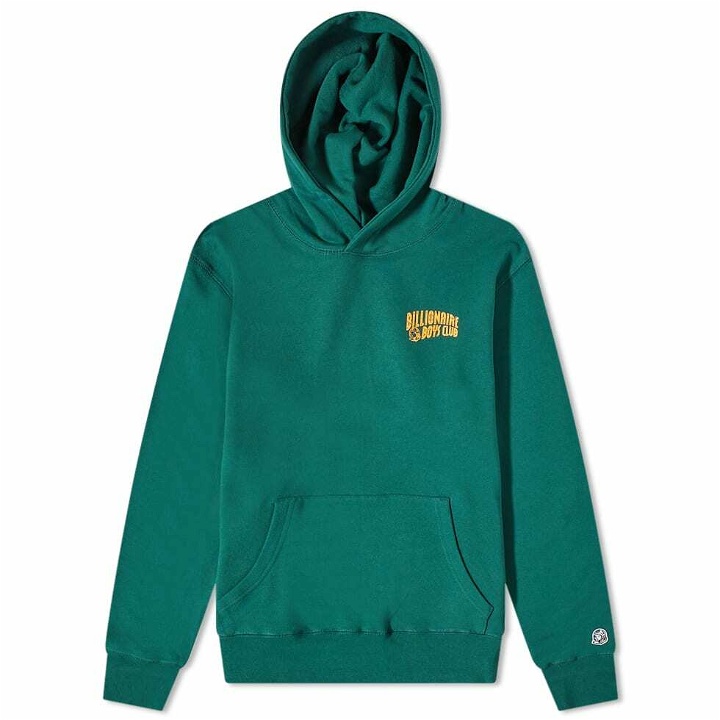 Photo: Billionaire Boys Club Men's Small Arch Logo Popover Hoody in Forest Green