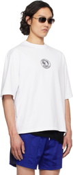 Han Kjobenhavn White 'Officer' Printed Oversized T-shirt