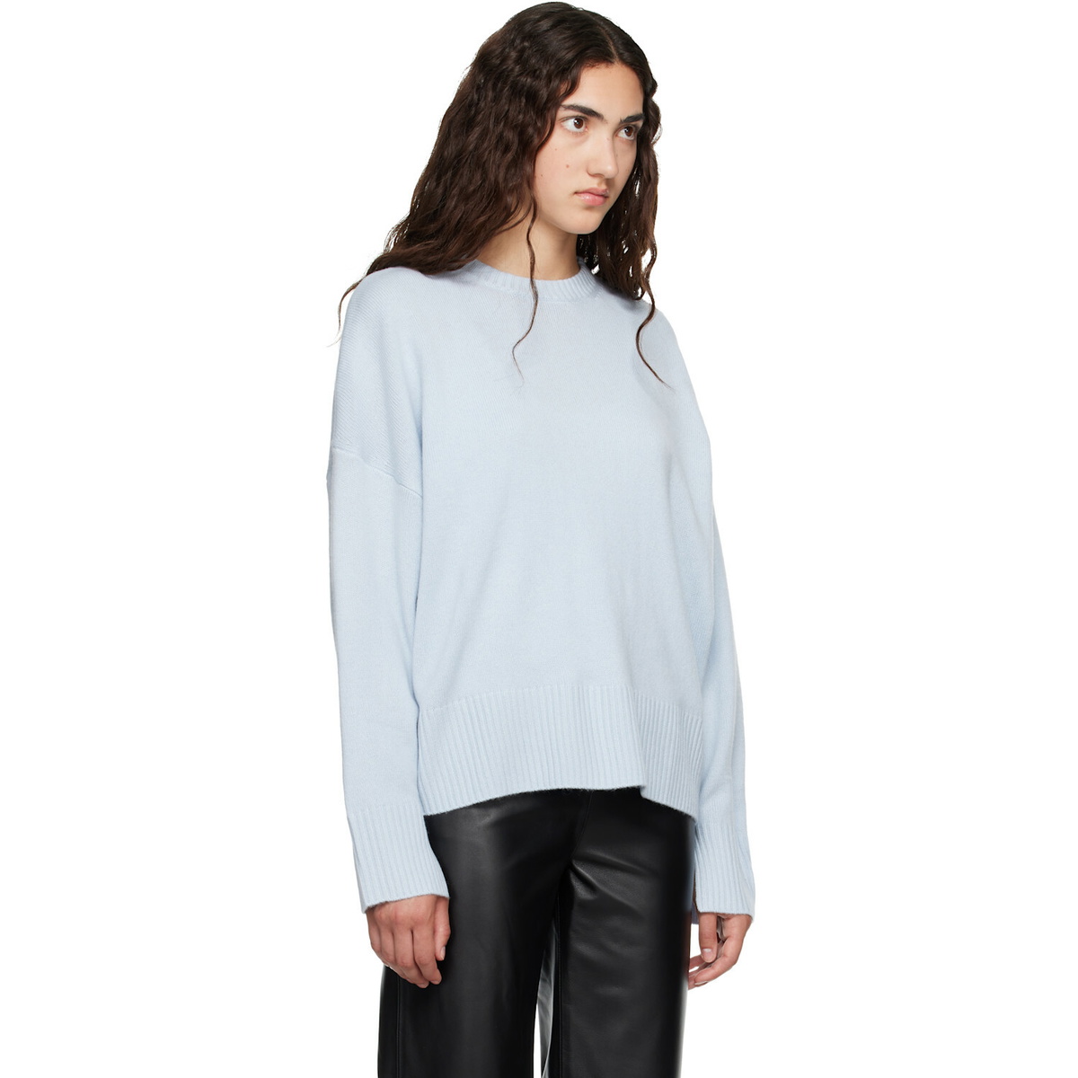 Loulou de Saison Blue ANTON LDS Cashmere Sweater