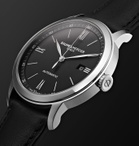 Baume & Mercier - Classima Automatic 42mm Stainless Steel and Leather Watch, Ref. No. 10453 - Black