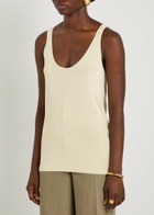 Petar Petrov Fine-knit Tank top Off White