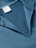 Onia - Garment-Dyed Cotton-Jersey Sweatshirt - Blue