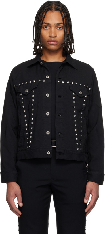 Photo: Black Comme des Garçons Black Studded Jacket