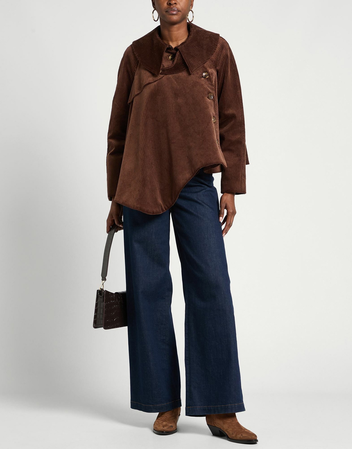 A. w.a. k.e. Mode Womens Jacket in Brown