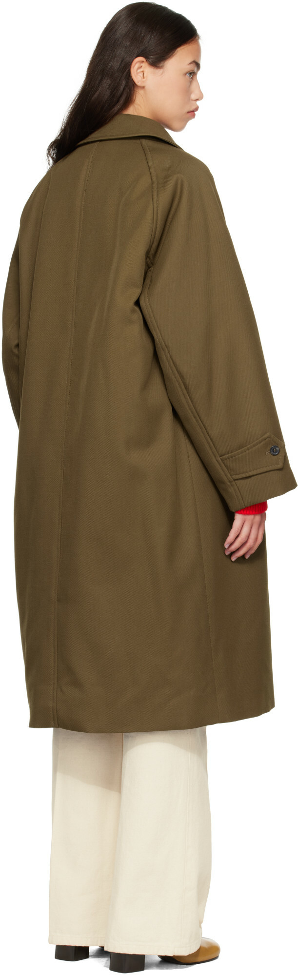 A.P.C. Khaki Water-Repellent Wool Jacket