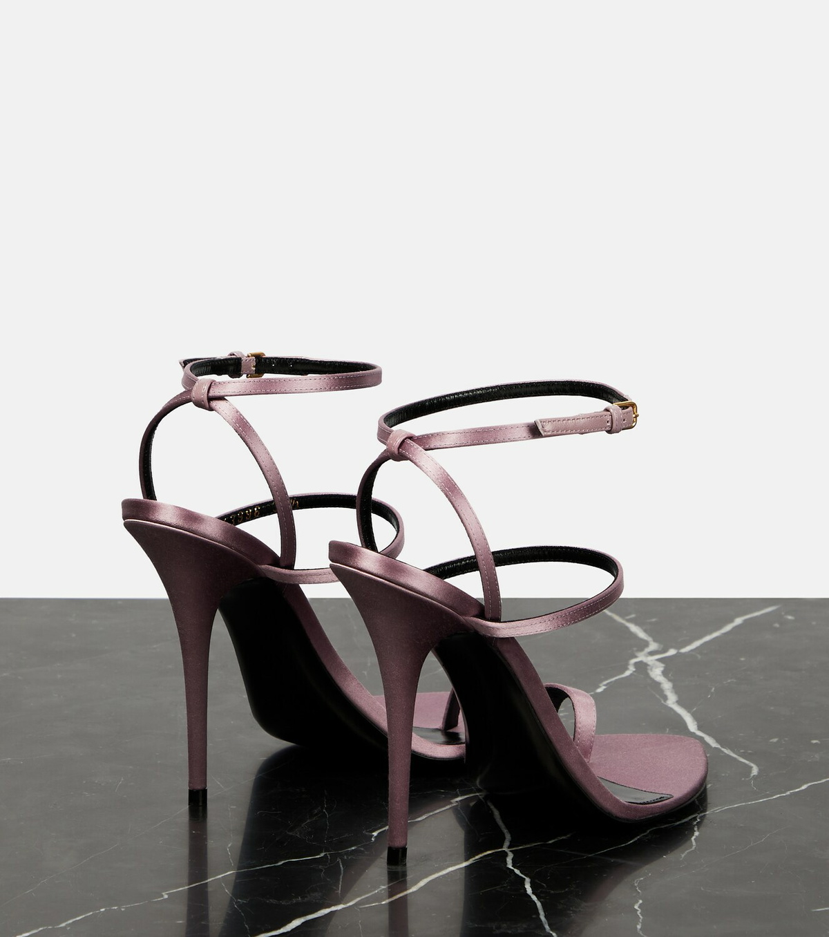 Saint Laurent - Dive 110 satin sandals Saint Laurent