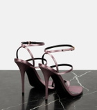 Saint Laurent - Dive 110 satin sandals