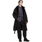 Engineered Garments Black Double Cloth Storm Coat
