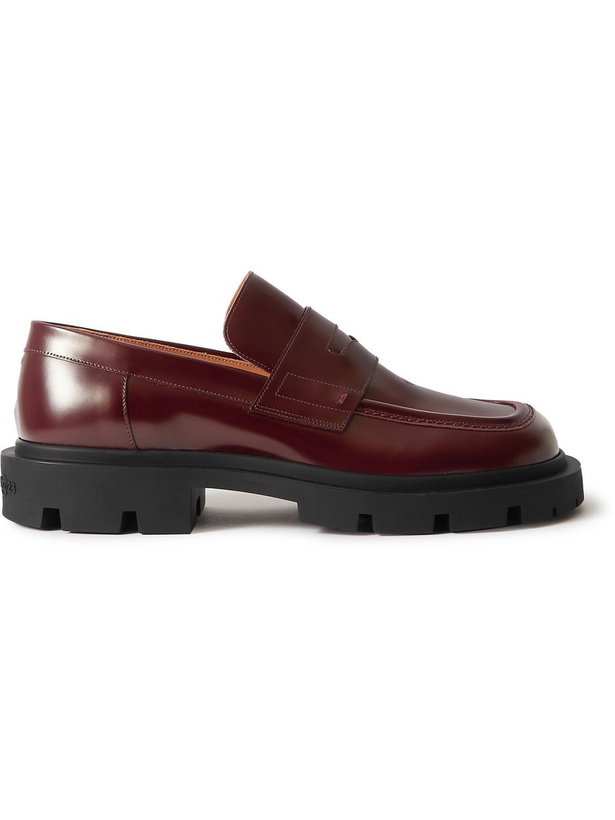 Photo: Maison Margiela - Leather Penny Loafers - Burgundy