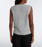 Varley Hazen pointelle cotton-blend sweater vest