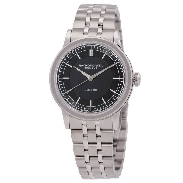 Photo: Raymond Weil Millesime Automatic Anthracite Dial Mens Watch 2925-ST-60001