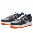 Nike Men's Air Force 1 Low Protro Sneaker in Obsidian/Orange/White