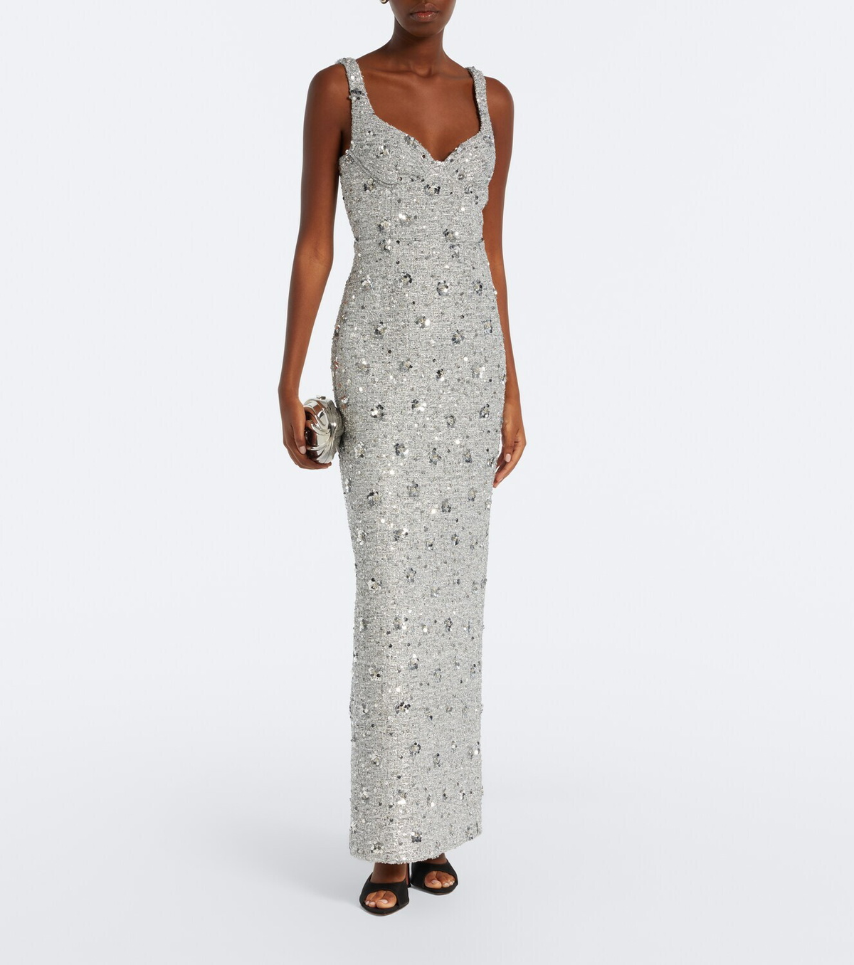 Simkhai Viella sequined tweed gown
