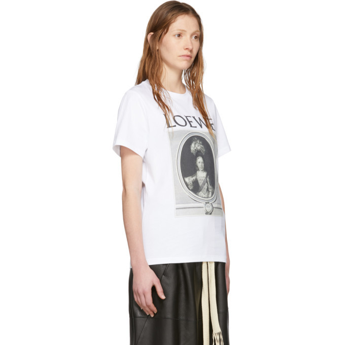 Loewe White Portrait T-Shirt Loewe