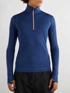 Moncler Grenoble - Slim-Fit Polartec® Power Grid™ Half-Zip Base Layer - Blue