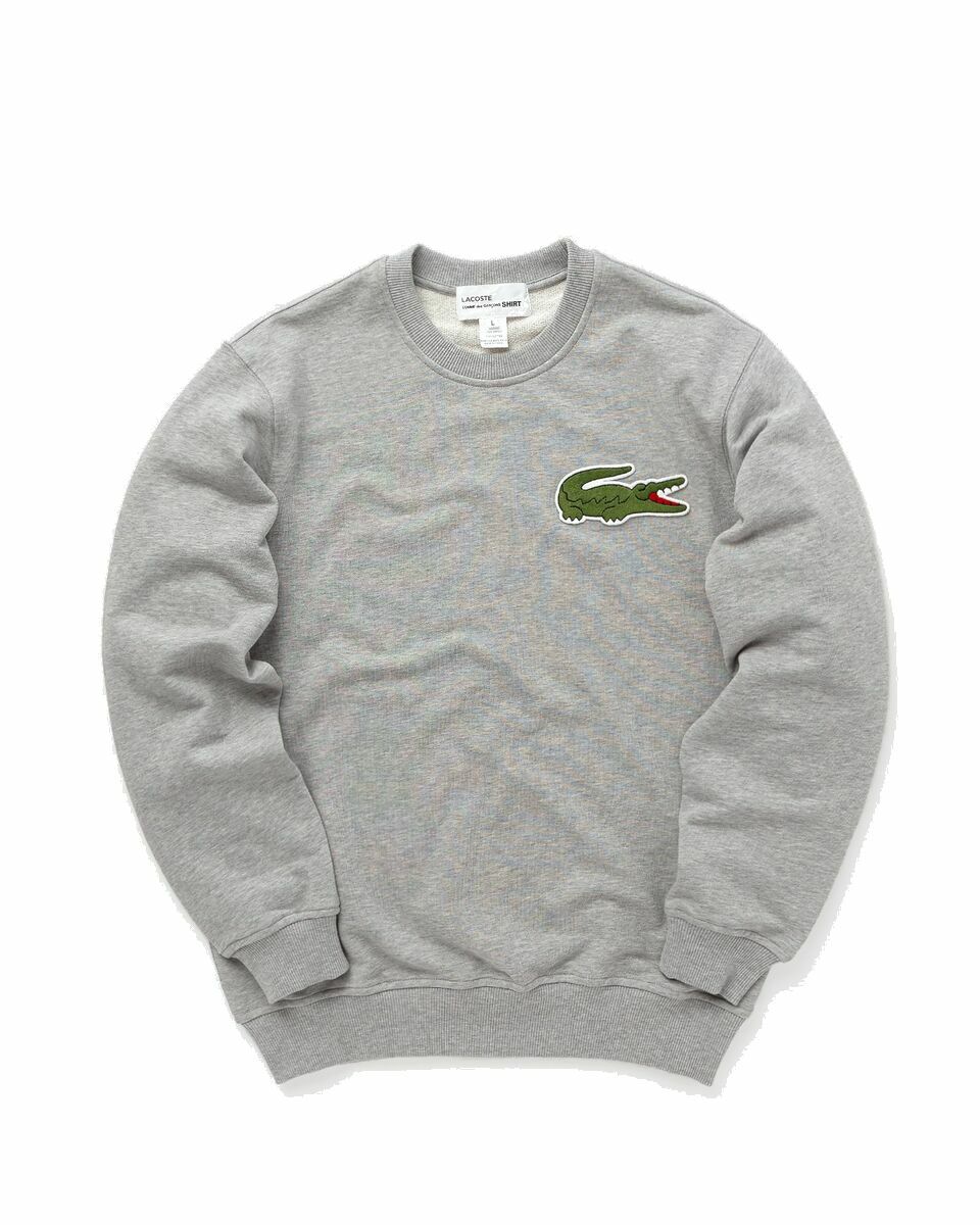 Photo: Comme Des Garçons Shirt Sweat Shirt Knit Grey - Mens - Sweatshirts