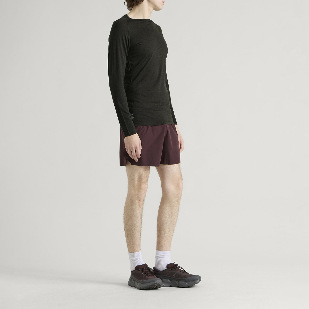 SOAR Men's Longsleeve Merino Base Layer in Forest Night
