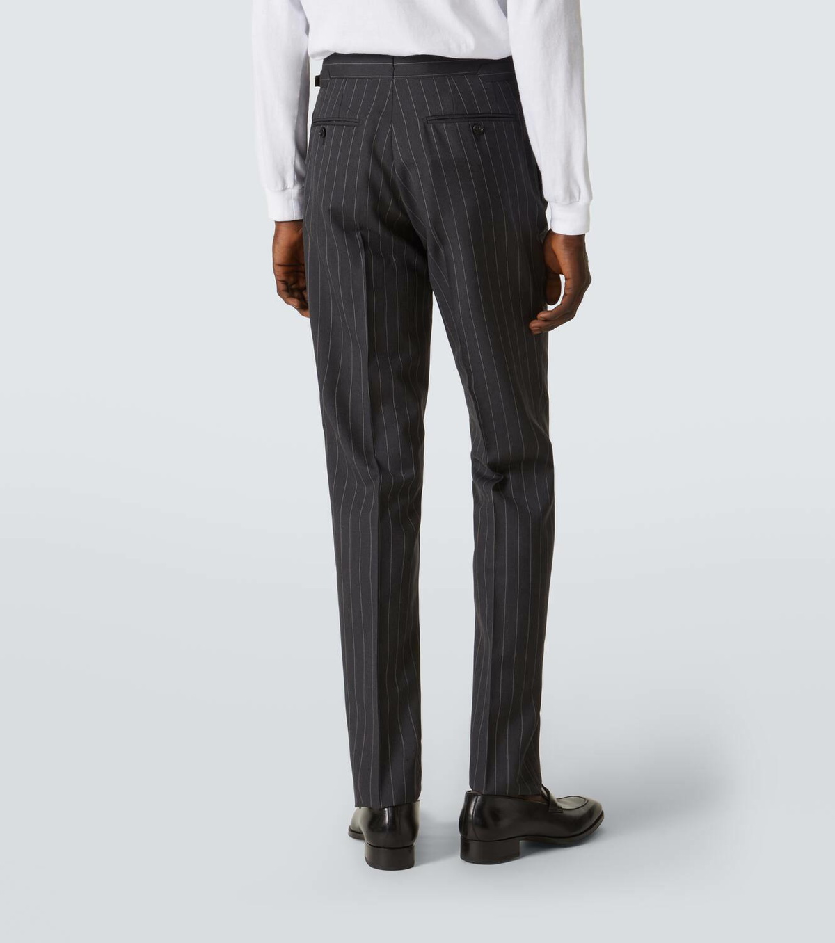 パンツ TOM FORD SS24 PINSTRIPE PANTS (PAW558_FAX1158XECBL) Tom ford Pinstripe pants available on julian-fashion.com