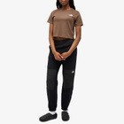 The North Face Women's Cropped Simple Dome T-Shirt in Brown